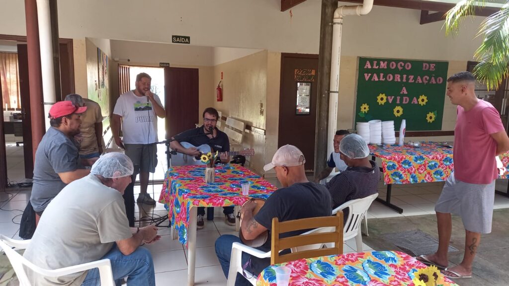 Almoço no Caps AD